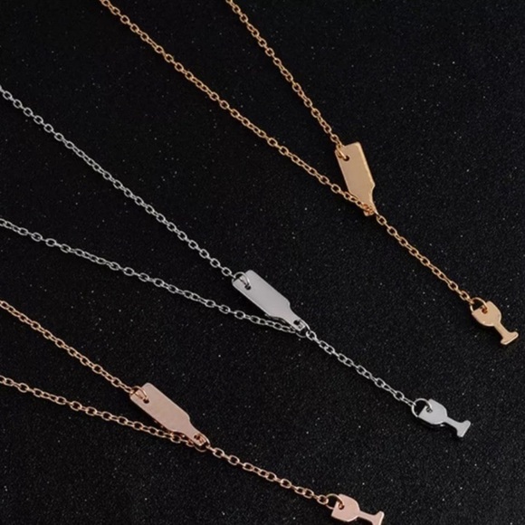 Wine 🍷 Glass Necklace - Picture 5 of 8